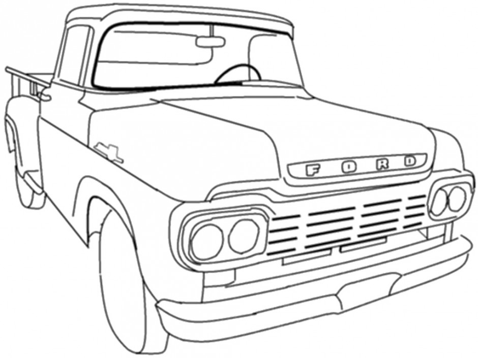 Dibujo para colorear: Pickup (Transporte) #144468 - Dibujos para Colorear e Imprimir Gratis