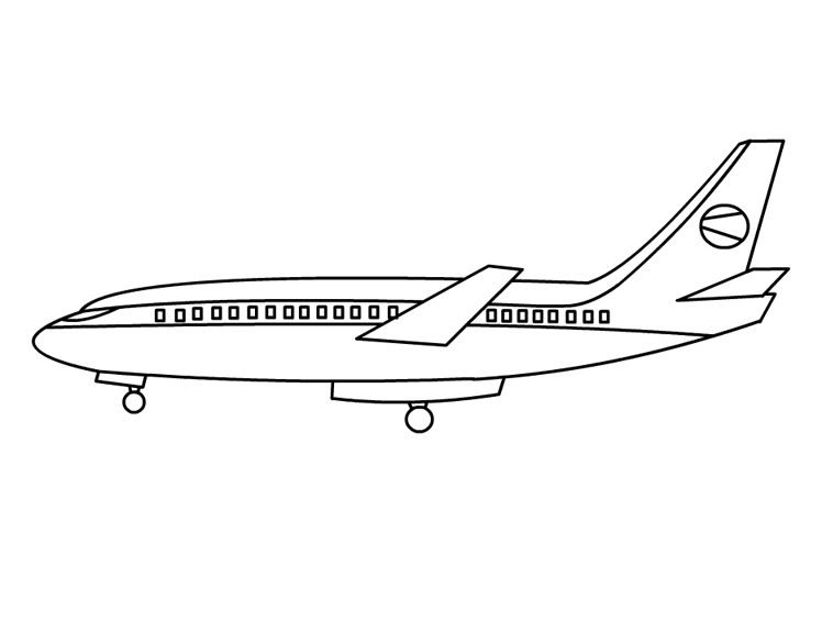 Dibujo para colorear: Plane (Transporte) #134785 - Dibujos para Colorear e Imprimir Gratis