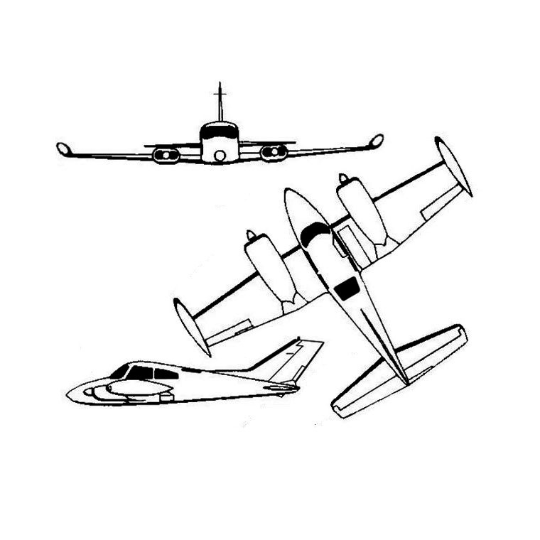 Dibujo para colorear: Plane (Transporte) #134789 - Dibujos para Colorear e Imprimir Gratis