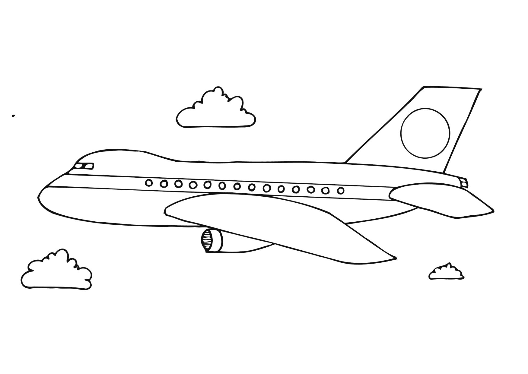 Dibujo para colorear: Plane (Transporte) #134799 - Dibujos para Colorear e Imprimir Gratis