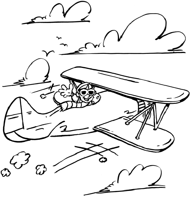 Dibujo para colorear: Plane (Transporte) #134807 - Dibujos para Colorear e Imprimir Gratis