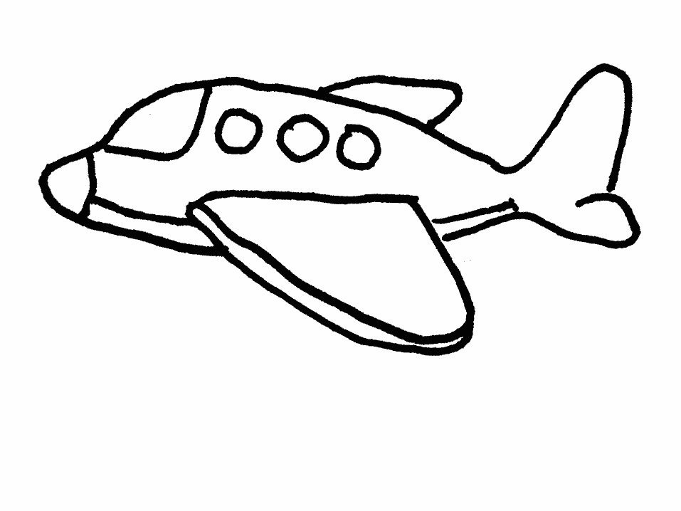 Dibujo para colorear: Plane (Transporte) #134811 - Dibujos para Colorear e Imprimir Gratis