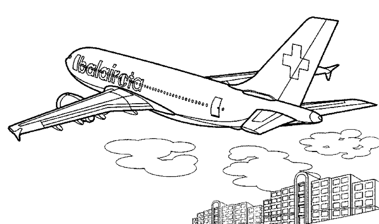 Dibujo para colorear: Plane (Transporte) #134821 - Dibujos para Colorear e Imprimir Gratis