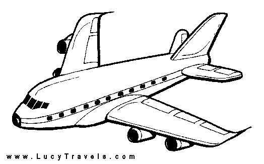 Dibujo para colorear: Plane (Transporte) #134822 - Dibujos para Colorear e Imprimir Gratis