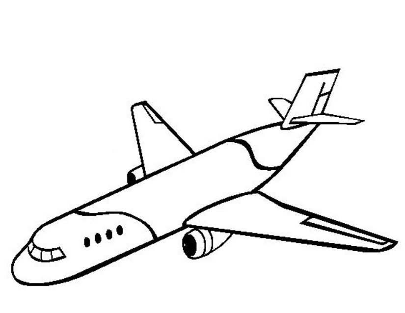 Dibujo para colorear: Plane (Transporte) #134836 - Dibujos para Colorear e Imprimir Gratis