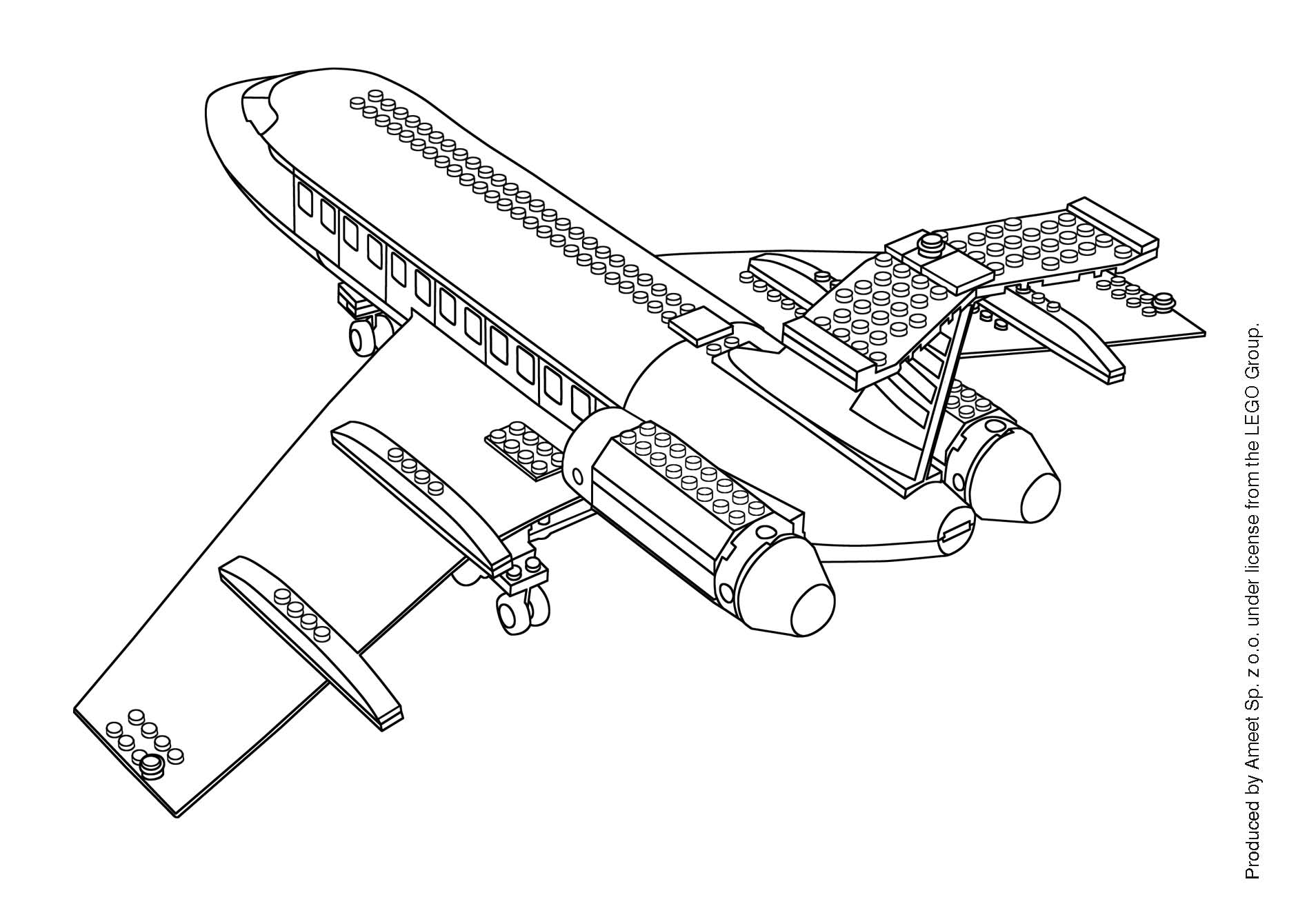 Dibujo para colorear: Plane (Transporte) #134841 - Dibujos para Colorear e Imprimir Gratis