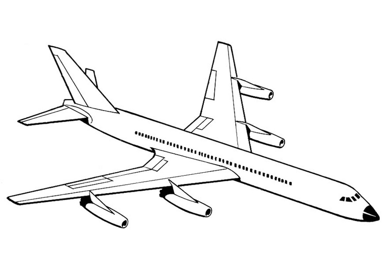 Dibujo para colorear: Plane (Transporte) #134846 - Dibujos para Colorear e Imprimir Gratis