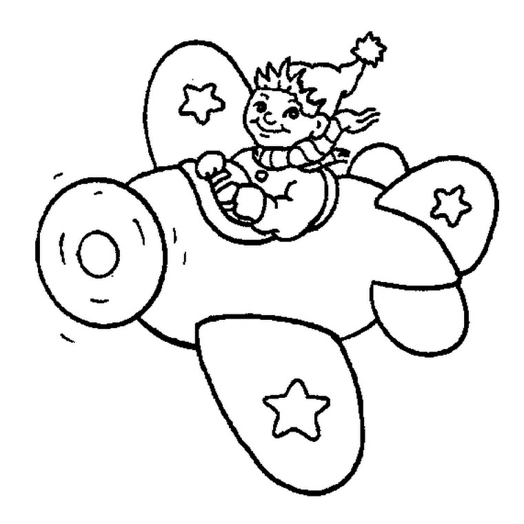 Dibujo para colorear: Plane (Transporte) #134850 - Dibujos para Colorear e Imprimir Gratis