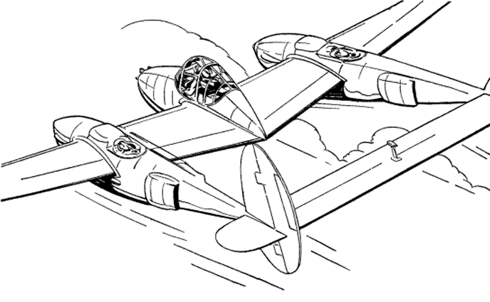 Dibujo para colorear: Plane (Transporte) #134855 - Dibujos para Colorear e Imprimir Gratis