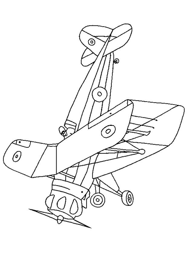 Dibujo para colorear: Plane (Transporte) #134860 - Dibujos para Colorear e Imprimir Gratis