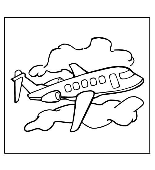 Dibujo para colorear: Plane (Transporte) #134868 - Dibujos para Colorear e Imprimir Gratis