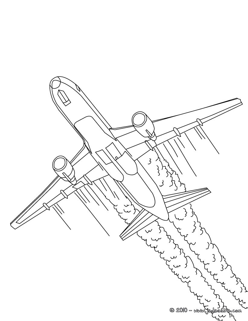 Dibujo para colorear: Plane (Transporte) #134877 - Dibujos para Colorear e Imprimir Gratis