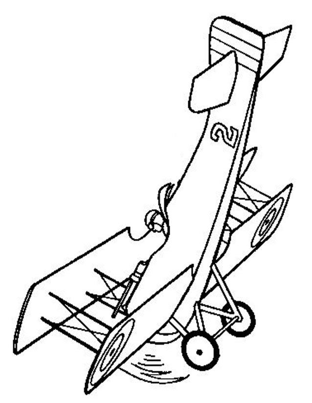 Dibujo para colorear: Plane (Transporte) #134884 - Dibujos para Colorear e Imprimir Gratis