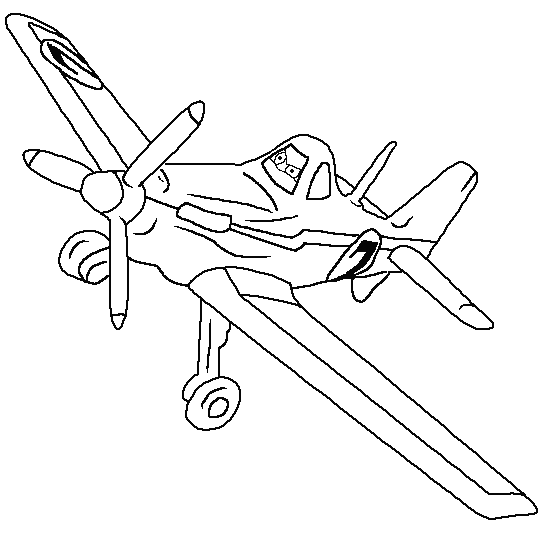 Dibujo para colorear: Plane (Transporte) #134922 - Dibujos para Colorear e Imprimir Gratis