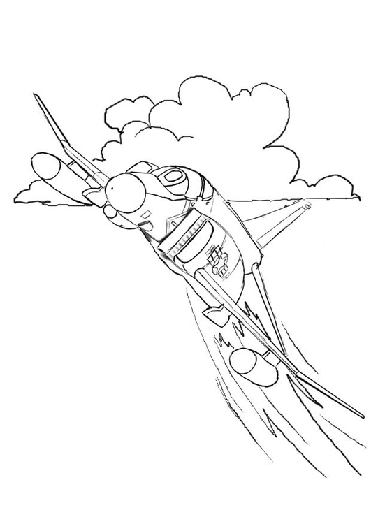 Dibujo para colorear: Plane (Transporte) #134923 - Dibujos para Colorear e Imprimir Gratis