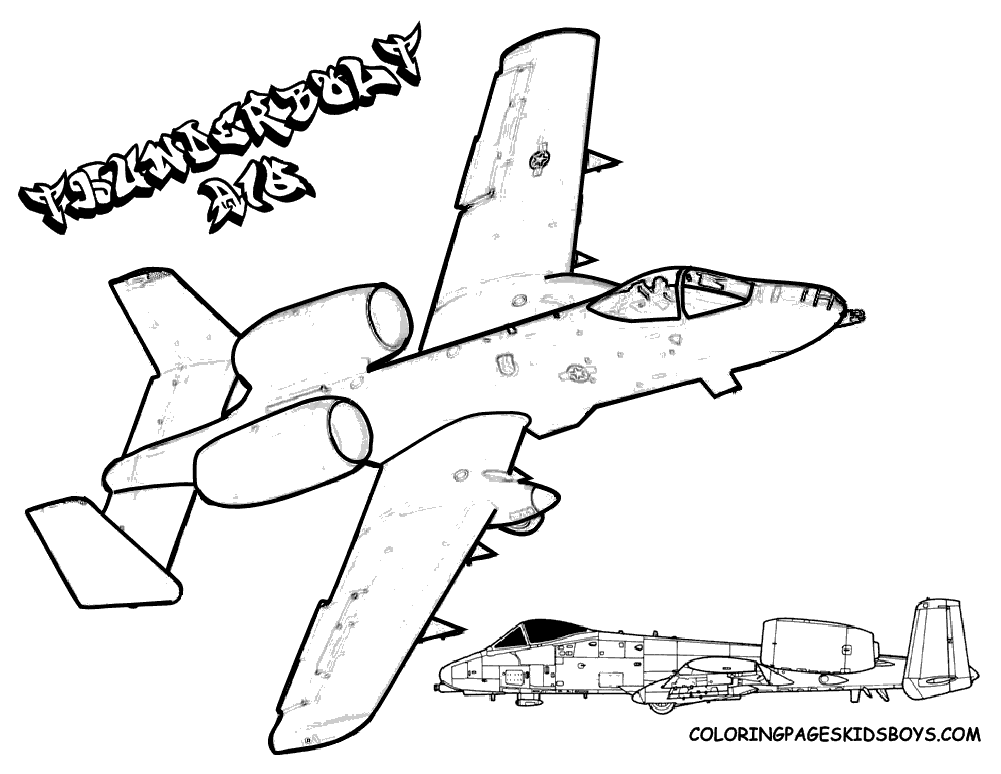 Dibujo para colorear: Plane (Transporte) #134928 - Dibujos para Colorear e Imprimir Gratis