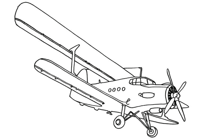 Dibujo para colorear: Plane (Transporte) #134939 - Dibujos para Colorear e Imprimir Gratis
