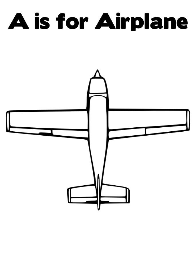 Dibujo para colorear: Plane (Transporte) #134940 - Dibujos para Colorear e Imprimir Gratis