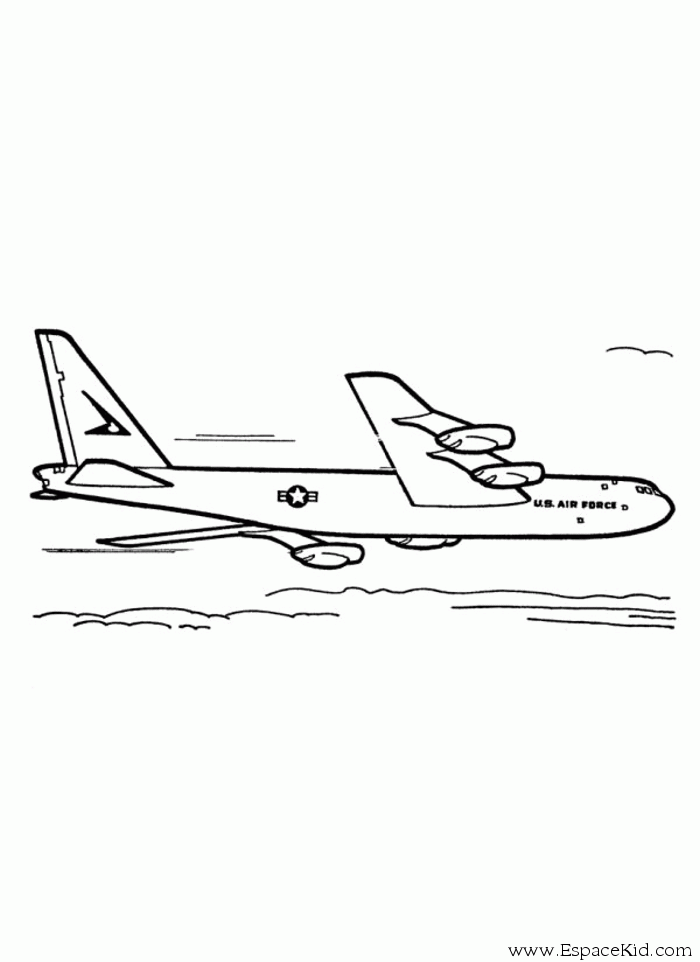 Dibujo para colorear: Plane (Transporte) #134941 - Dibujos para Colorear e Imprimir Gratis