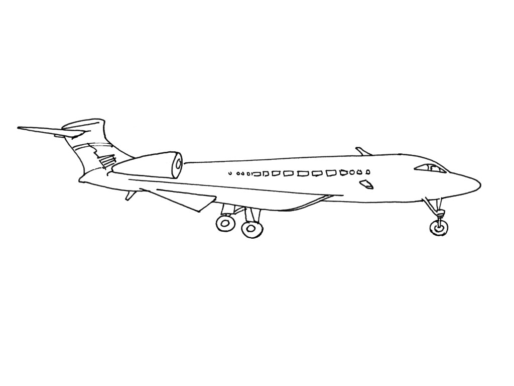 Dibujo para colorear: Plane (Transporte) #134958 - Dibujos para Colorear e Imprimir Gratis