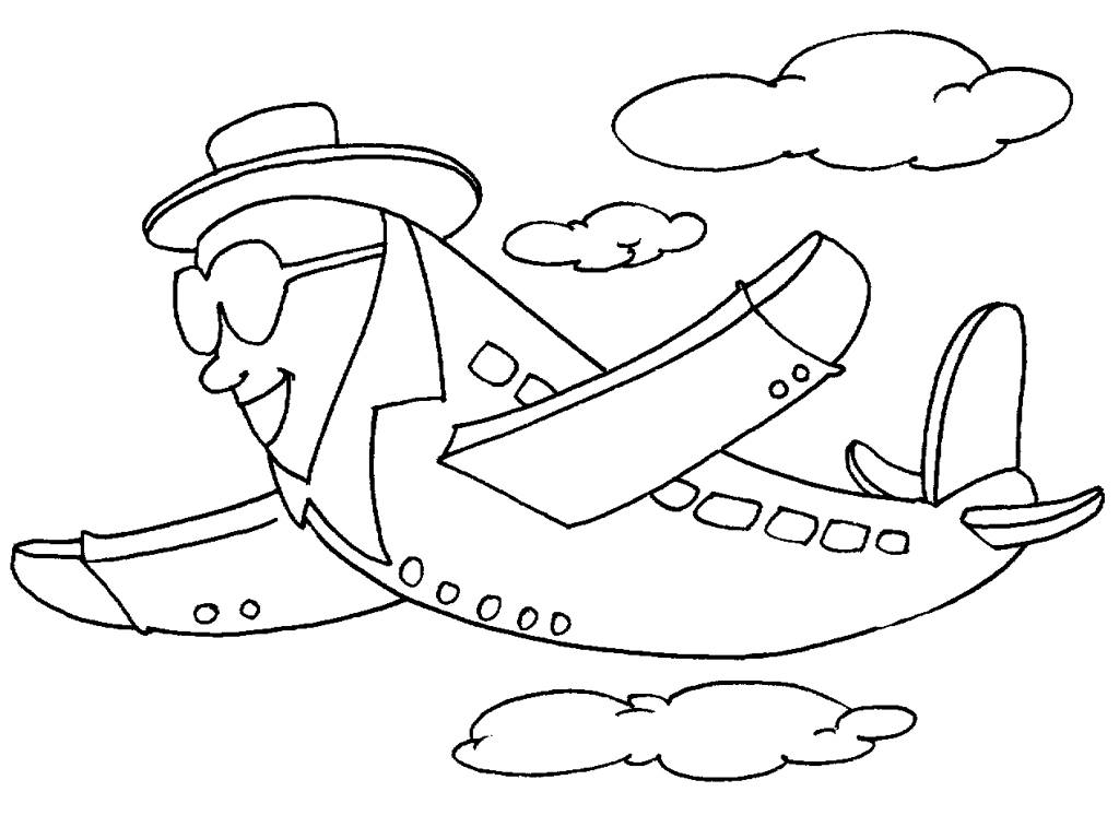 Dibujo para colorear: Plane (Transporte) #134959 - Dibujos para Colorear e Imprimir Gratis