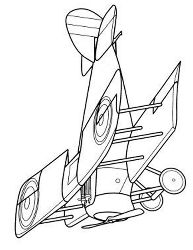 Dibujo para colorear: Plane (Transporte) #134983 - Dibujos para Colorear e Imprimir Gratis