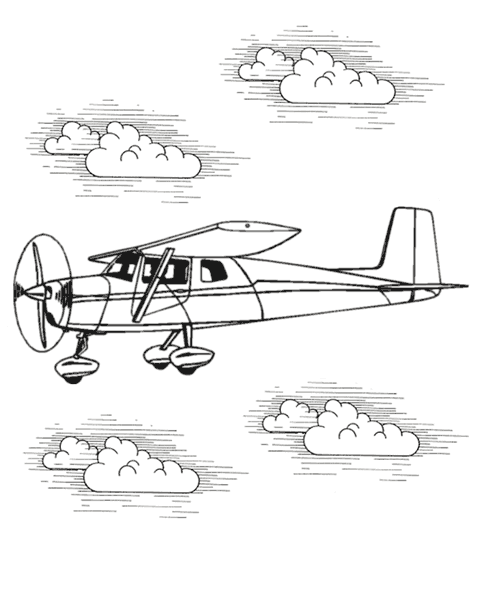 Dibujo para colorear: Plane (Transporte) #135010 - Dibujos para Colorear e Imprimir Gratis