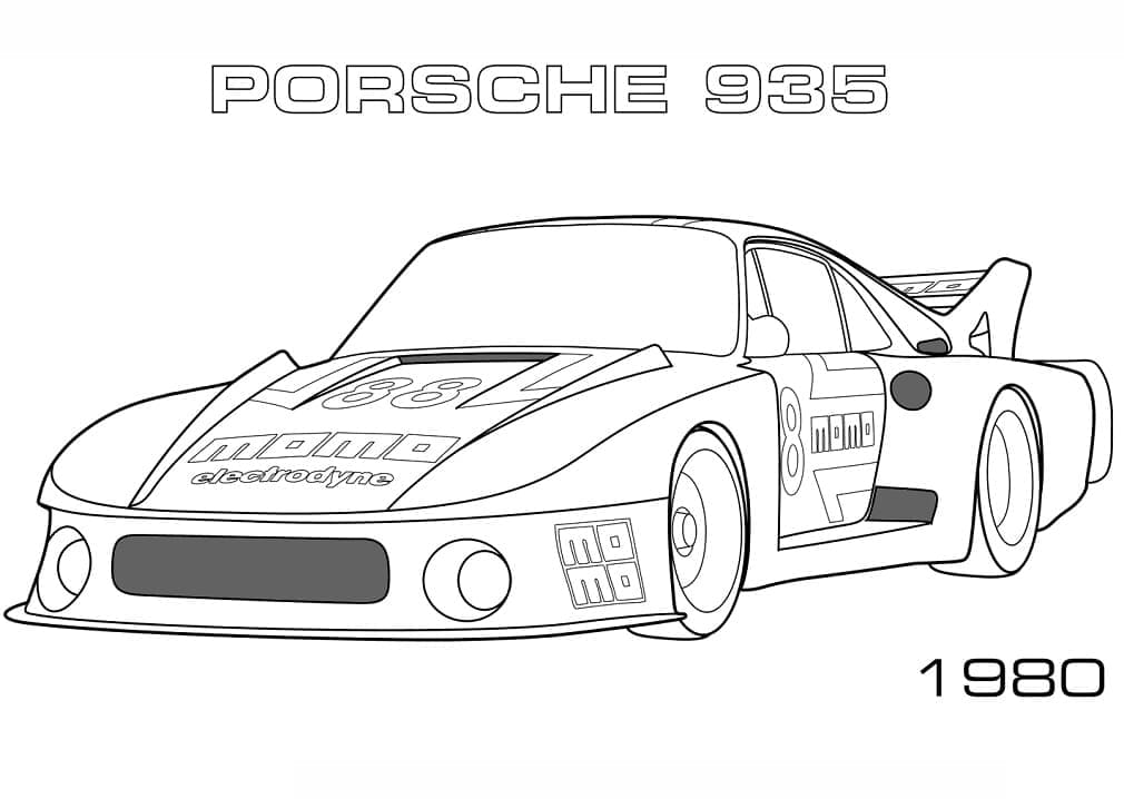 Dibujo gratuito Porsche #174242 de la coleccion Transporte para imprimir