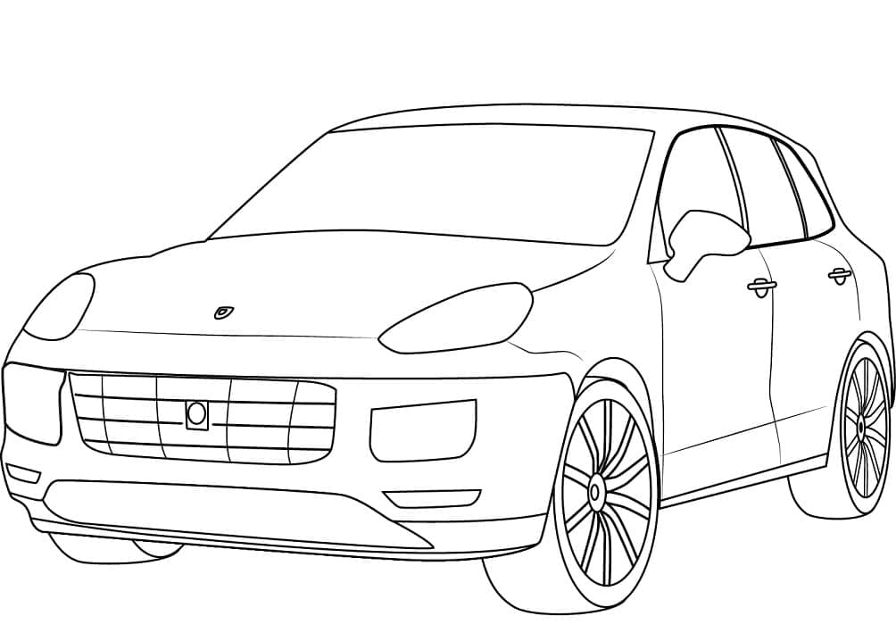 Dibujo para colorear: Porsche (Transporte) #174256 - Dibujos para Colorear e Imprimir Gratis