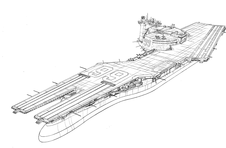 Dibujo gratuito Portaaviones #137851 de la coleccion Transporte para imprimir