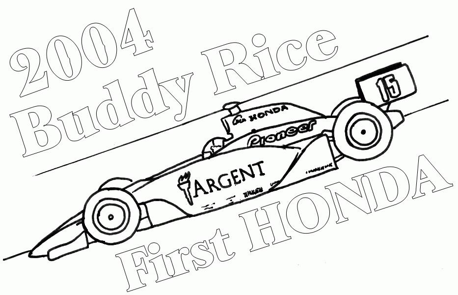 Dibujo para colorear: Race car (Transporte) #138874 - Dibujos para Colorear e Imprimir Gratis