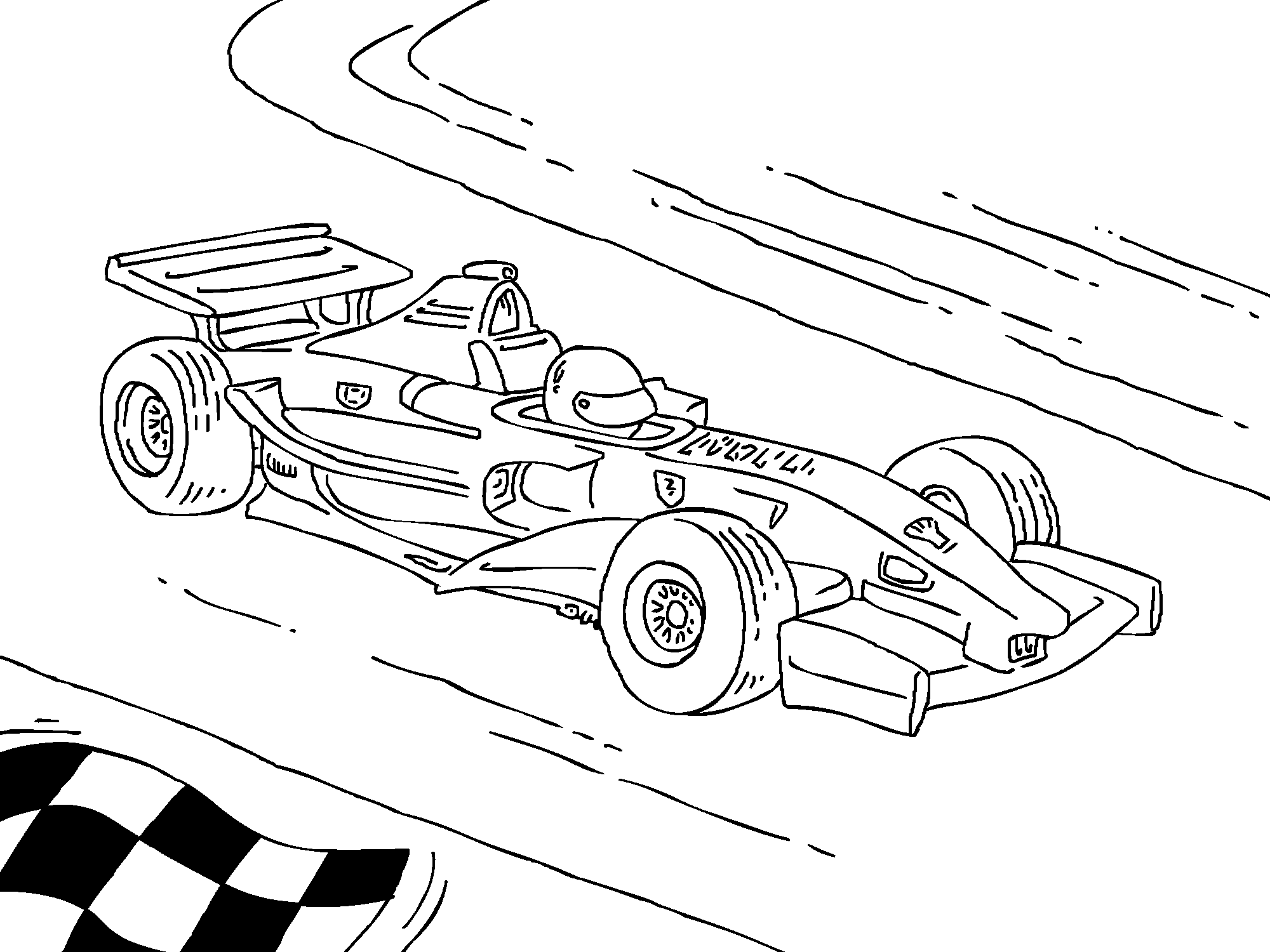 Dibujos de Race car #138971 (Transporte) para colorear – Páginas  imprimibles gratis