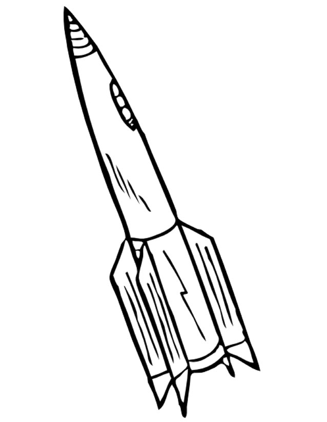 Dibujo para colorear: Rocket (Transporte) #140050 - Dibujos para Colorear e Imprimir Gratis