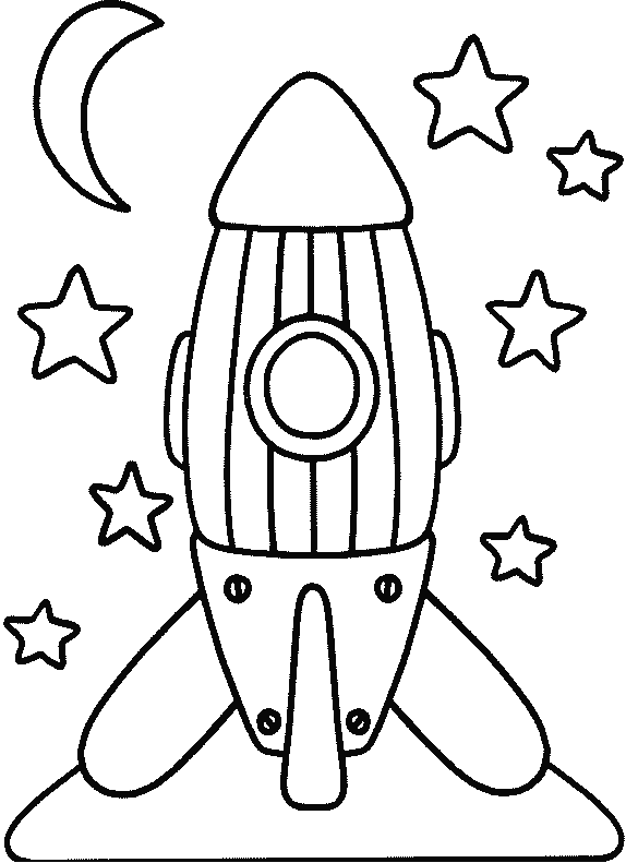 Dibujo para colorear: Rocket (Transporte) #140051 - Dibujos para Colorear e Imprimir Gratis