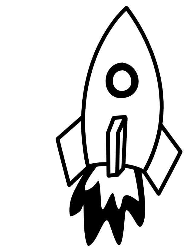 Dibujo para colorear: Rocket (Transporte) #140056 - Dibujos para Colorear e Imprimir Gratis