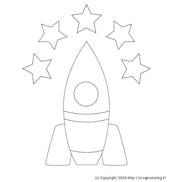 Dibujo para colorear: Rocket (Transporte) #140062 - Dibujos para Colorear e Imprimir Gratis