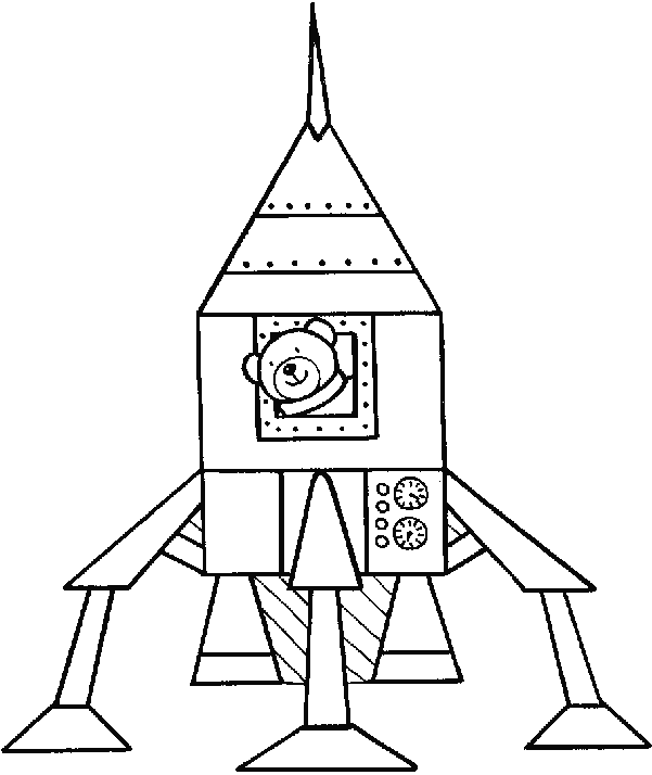 Dibujo para colorear: Rocket (Transporte) #140074 - Dibujos para Colorear e Imprimir Gratis