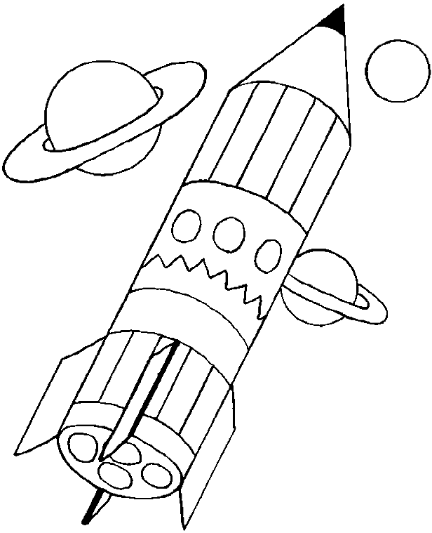 Dibujo para colorear: Rocket (Transporte) #140075 - Dibujos para Colorear e Imprimir Gratis