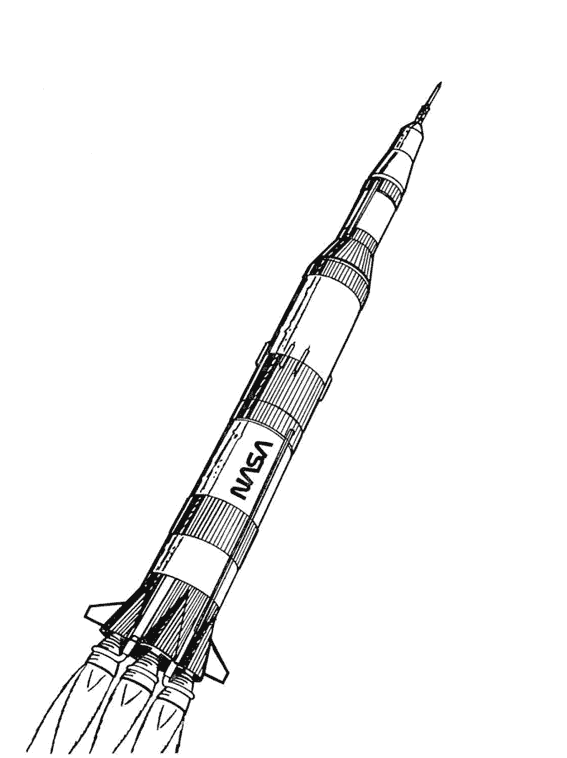Dibujo para colorear: Rocket (Transporte) #140080 - Dibujos para Colorear e Imprimir Gratis