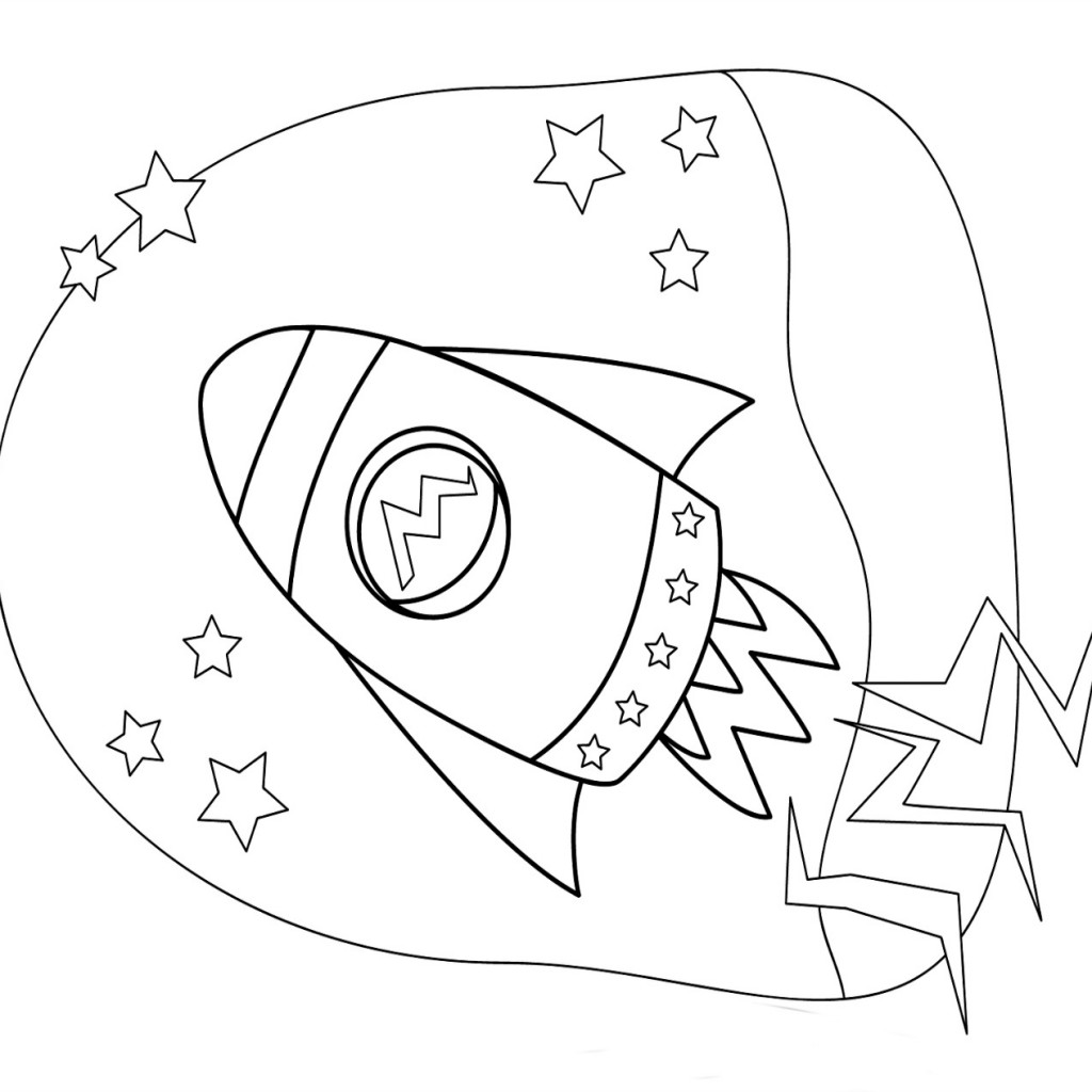 Dibujo para colorear: Rocket (Transporte) #140236 - Dibujos para Colorear e Imprimir Gratis