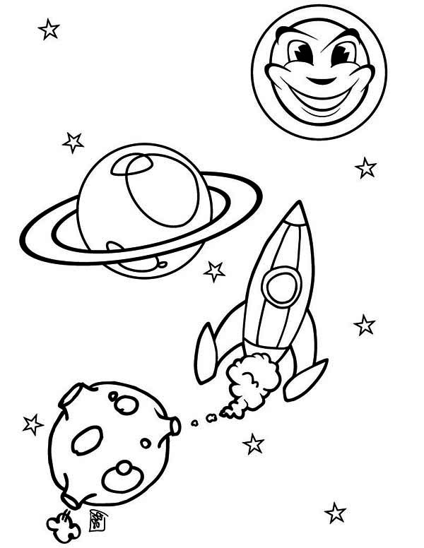 Dibujo para colorear: Rocket (Transporte) #140292 - Dibujos para Colorear e Imprimir Gratis