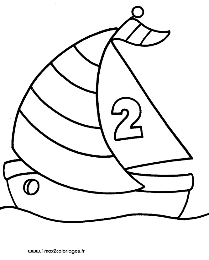 Dibujo para colorear: Sailboat (Transporte) #143562 - Dibujos para Colorear e Imprimir Gratis