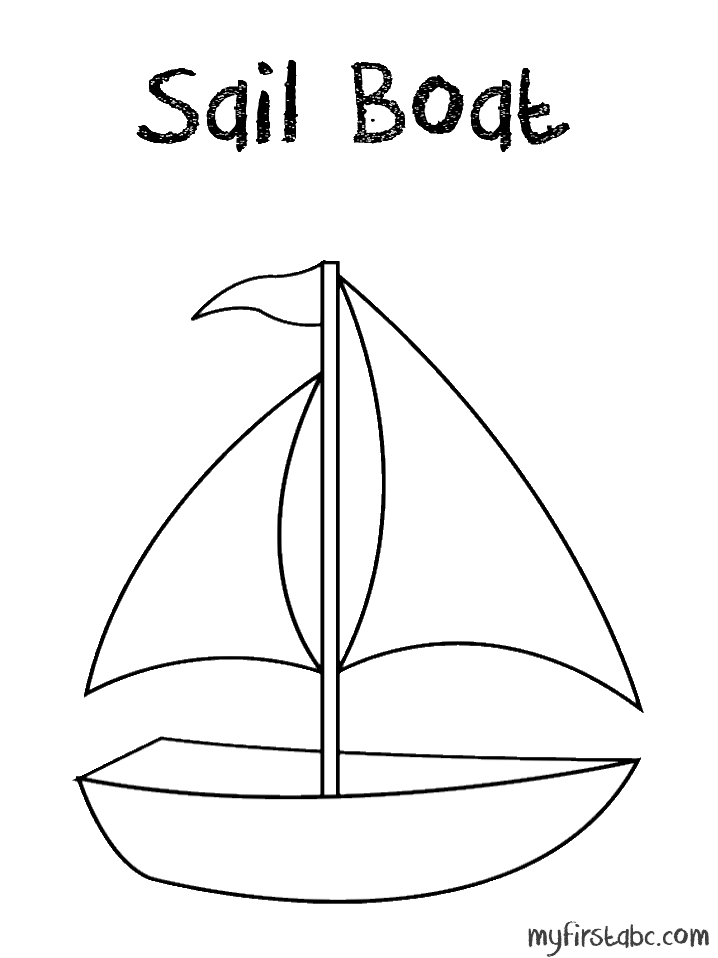 Dibujo para colorear: Sailboat (Transporte) #143601 - Dibujos para Colorear e Imprimir Gratis
