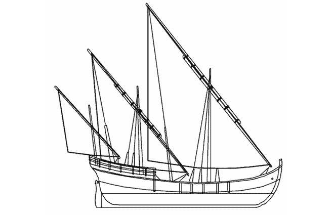 Dibujo para colorear: Sailboat (Transporte) #143610 - Dibujos para Colorear e Imprimir Gratis