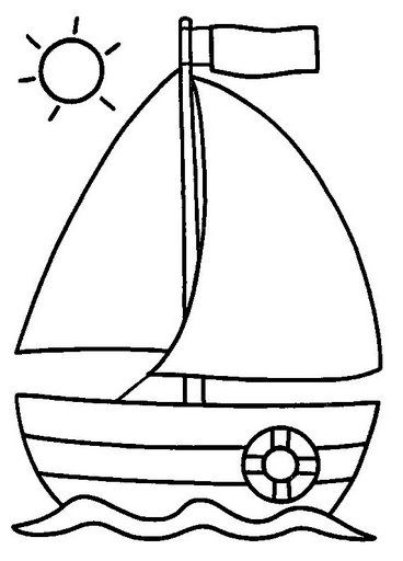 Dibujo para colorear: Sailboat (Transporte) #143635 - Dibujos para Colorear e Imprimir Gratis