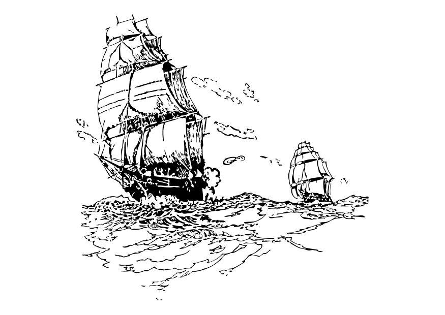 Dibujo para colorear: Sailboat (Transporte) #143636 - Dibujos para Colorear e Imprimir Gratis