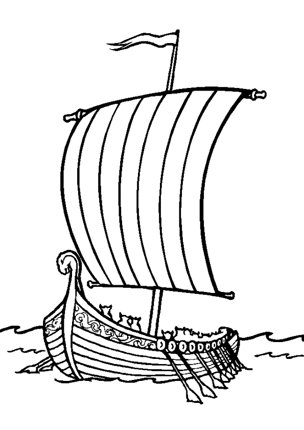 Dibujo para colorear: Sailboat (Transporte) #143637 - Dibujos para Colorear e Imprimir Gratis
