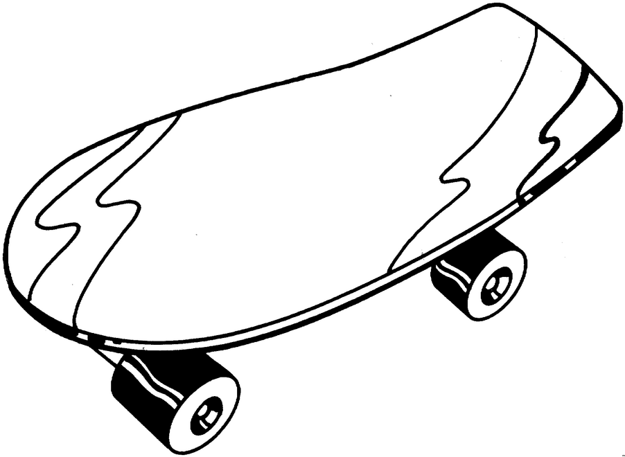 Dibujos de Skateboard #139308 (Transporte) para colorear – Páginas  imprimibles gratis