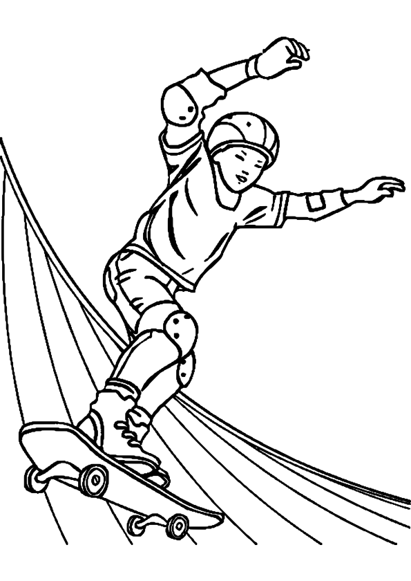 Dibujos de Skateboard #139314 (Transporte) para colorear – Páginas  imprimibles gratis