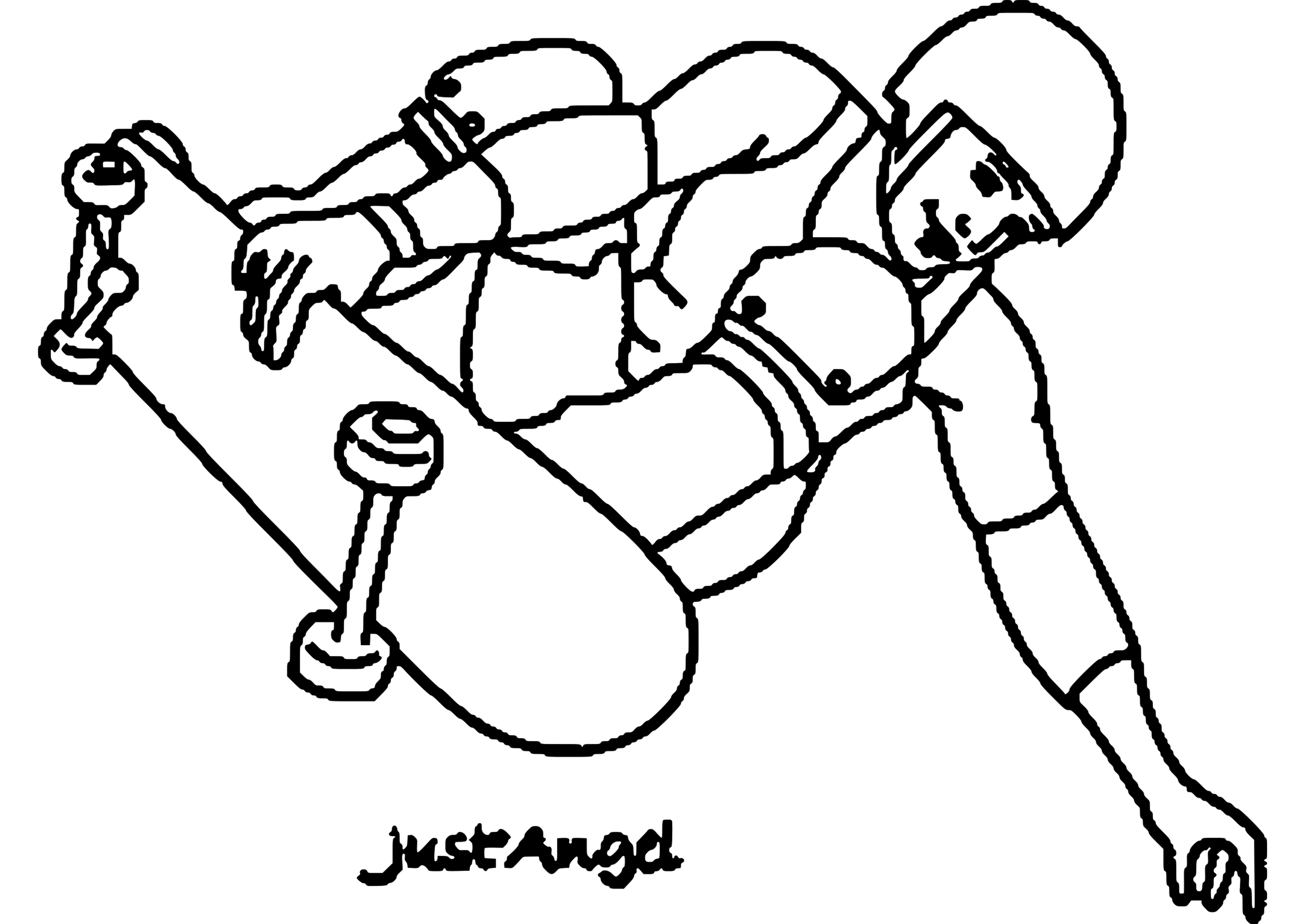 Dibujo para colorear: Skateboard (Transporte) #139341 - Dibujos para Colorear e Imprimir Gratis